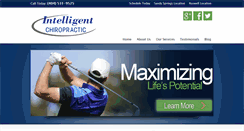 Desktop Screenshot of intelligentchiropractic.com